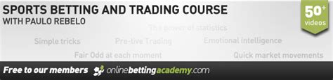 Free online sports betting course with Paulo Rebelo.